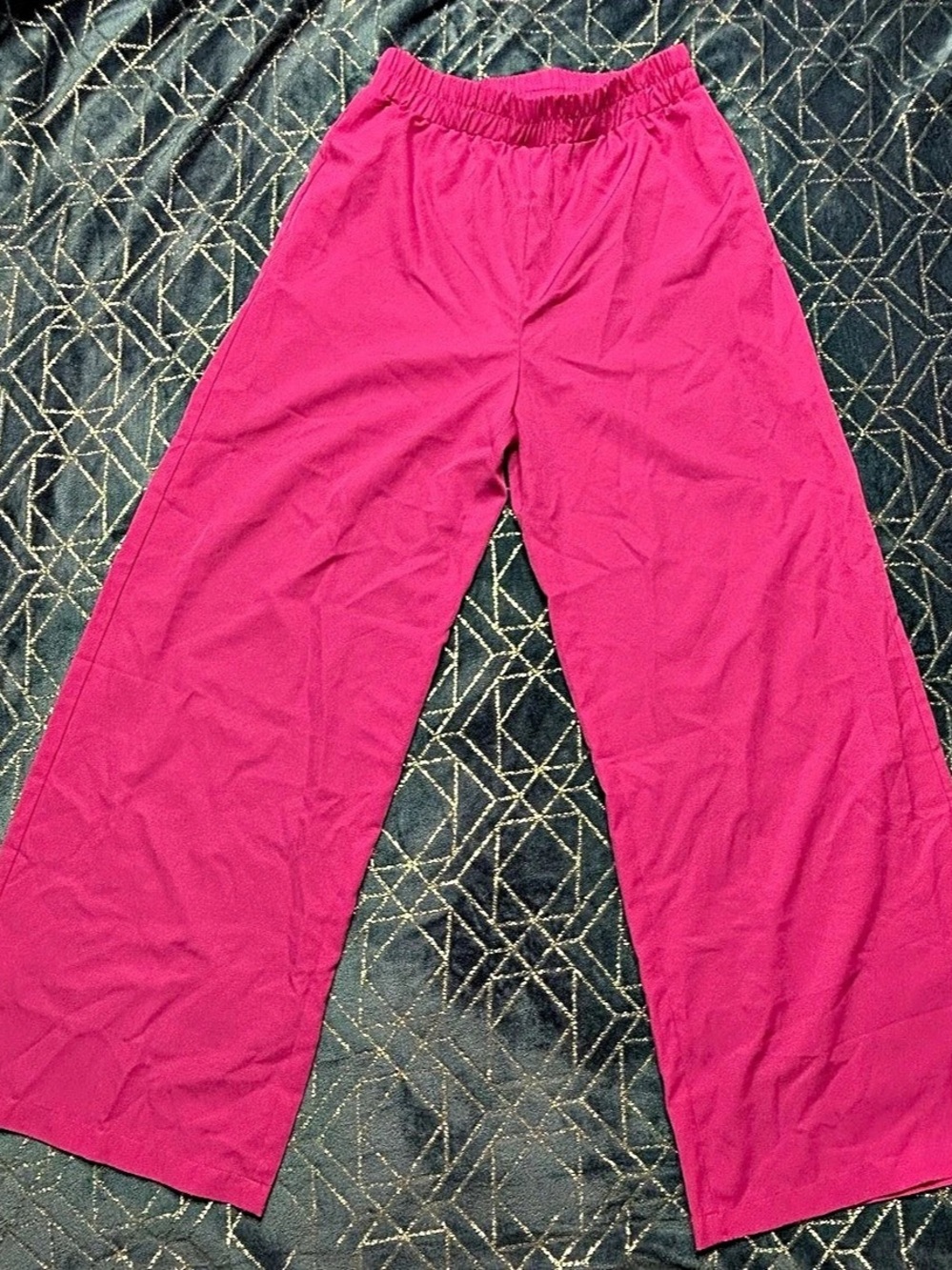 Wide Leg Pants in Pink